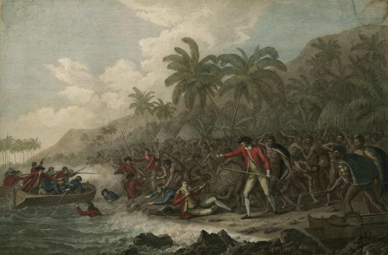 La morte del capitano James Cook il 14 febbraio 1779, 1785
